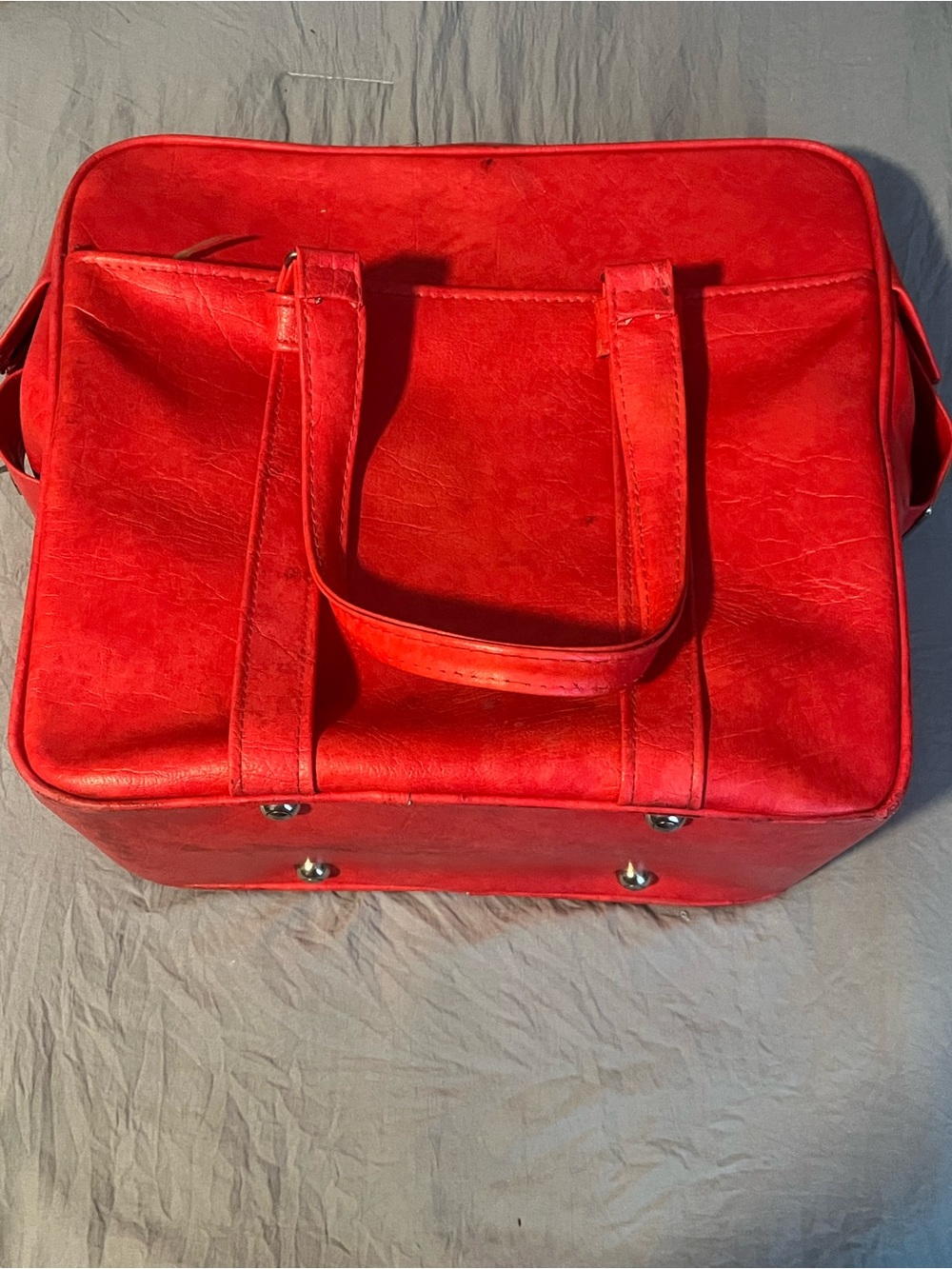 Red Women's Top-Handle Tote Bag
